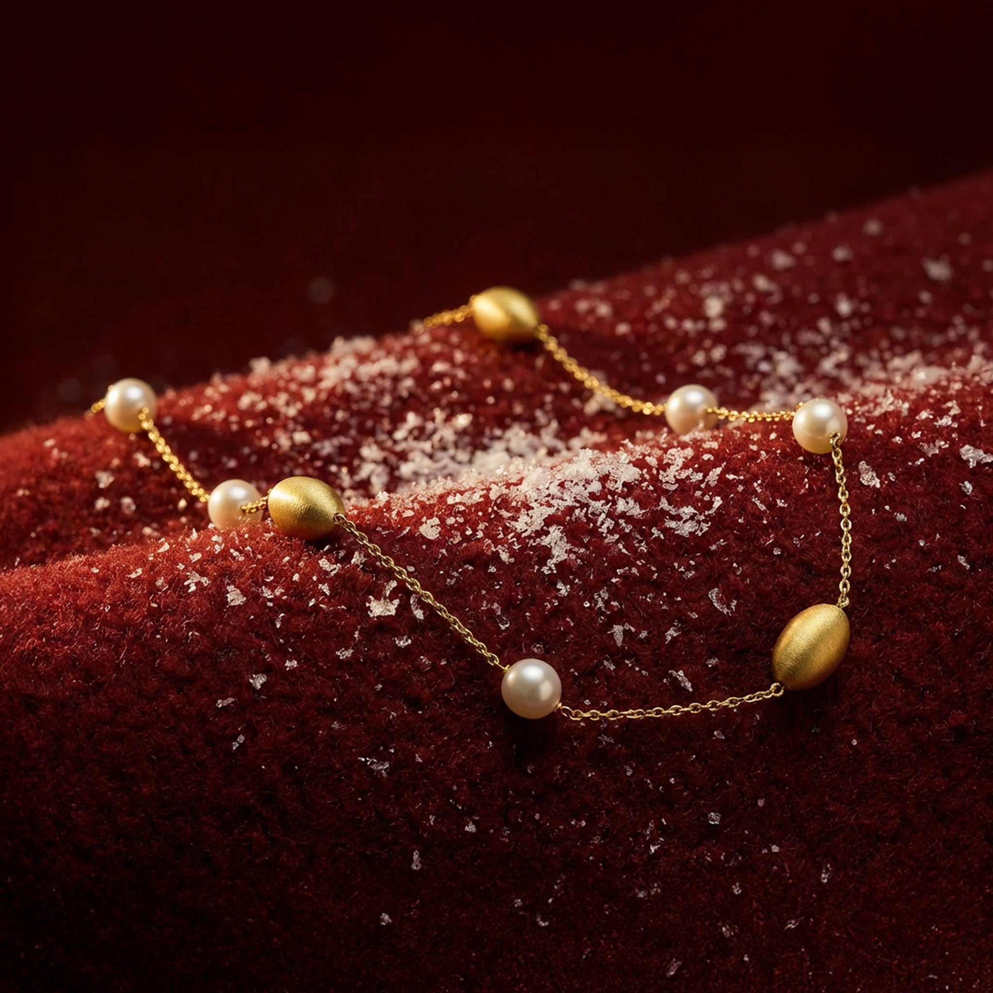 Midnight Snowfall Necklace