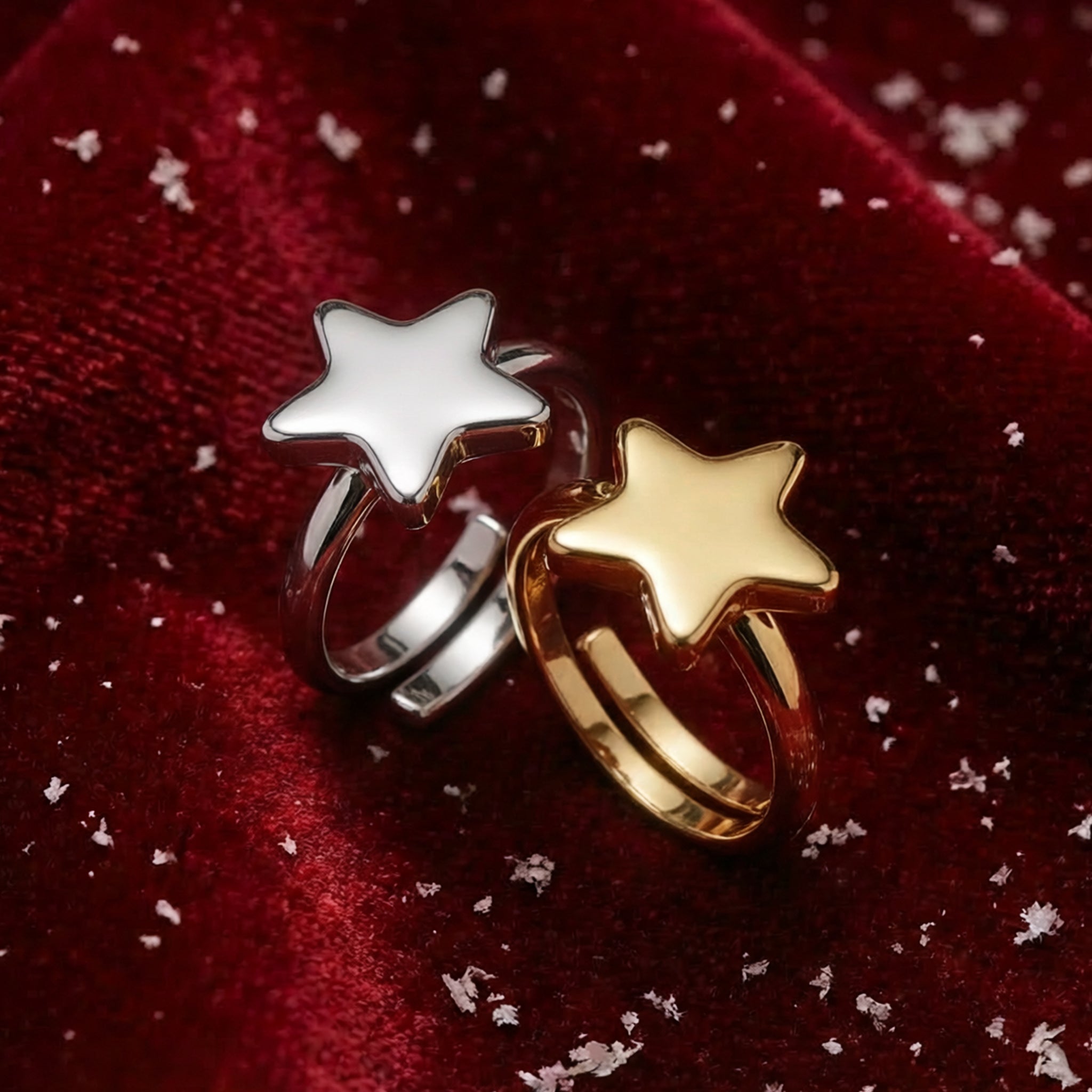 Gold-Plated Star Ring