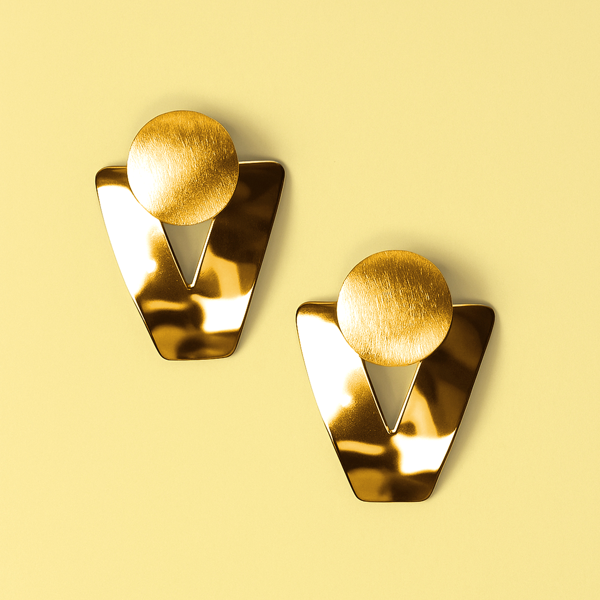 Vetta Duo Studs (Gold-Plated)