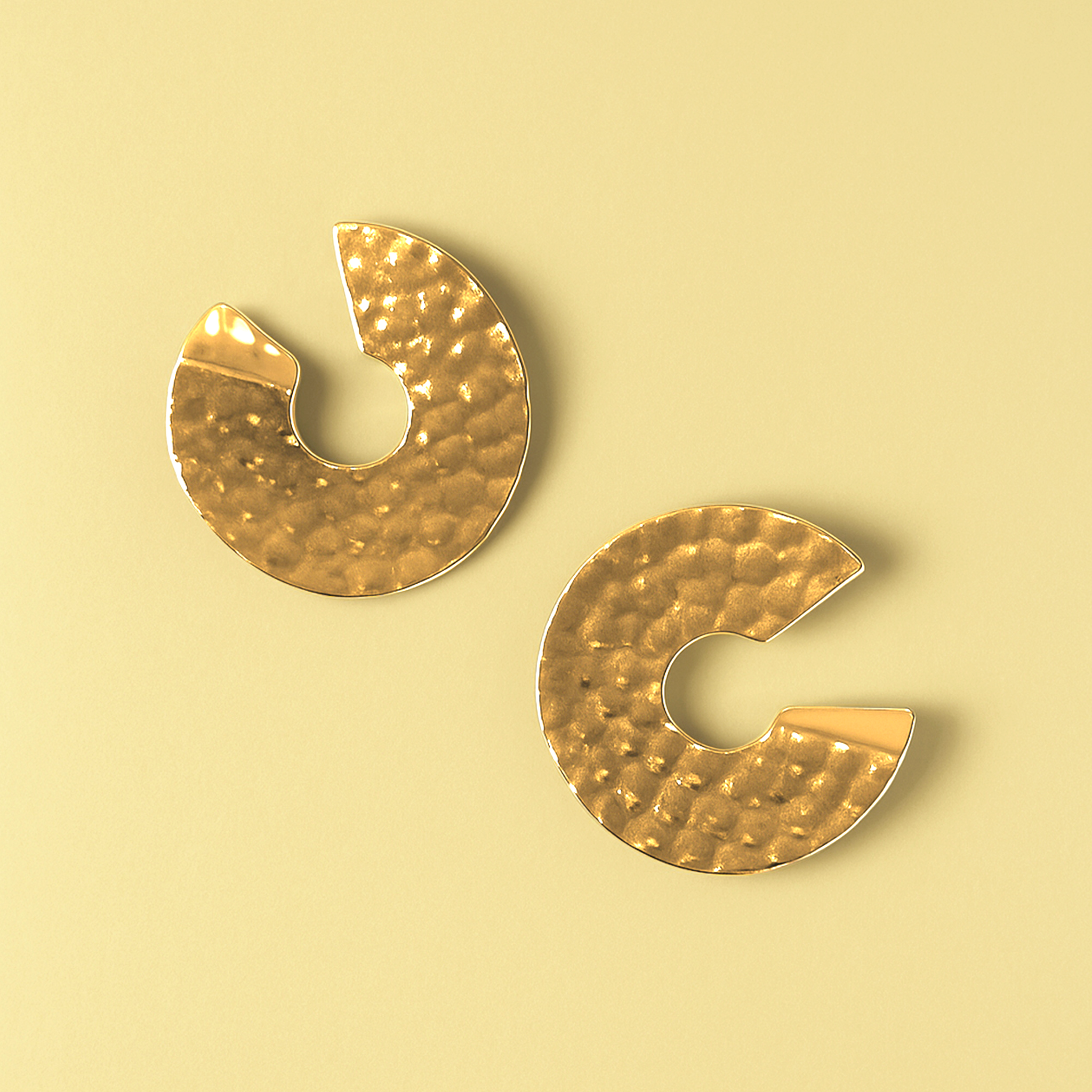 Soleil Hammered Crests