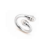 Doppia Perla Silver