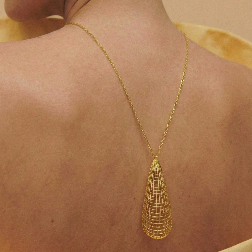 Scala Mesh Teardrop Pendant