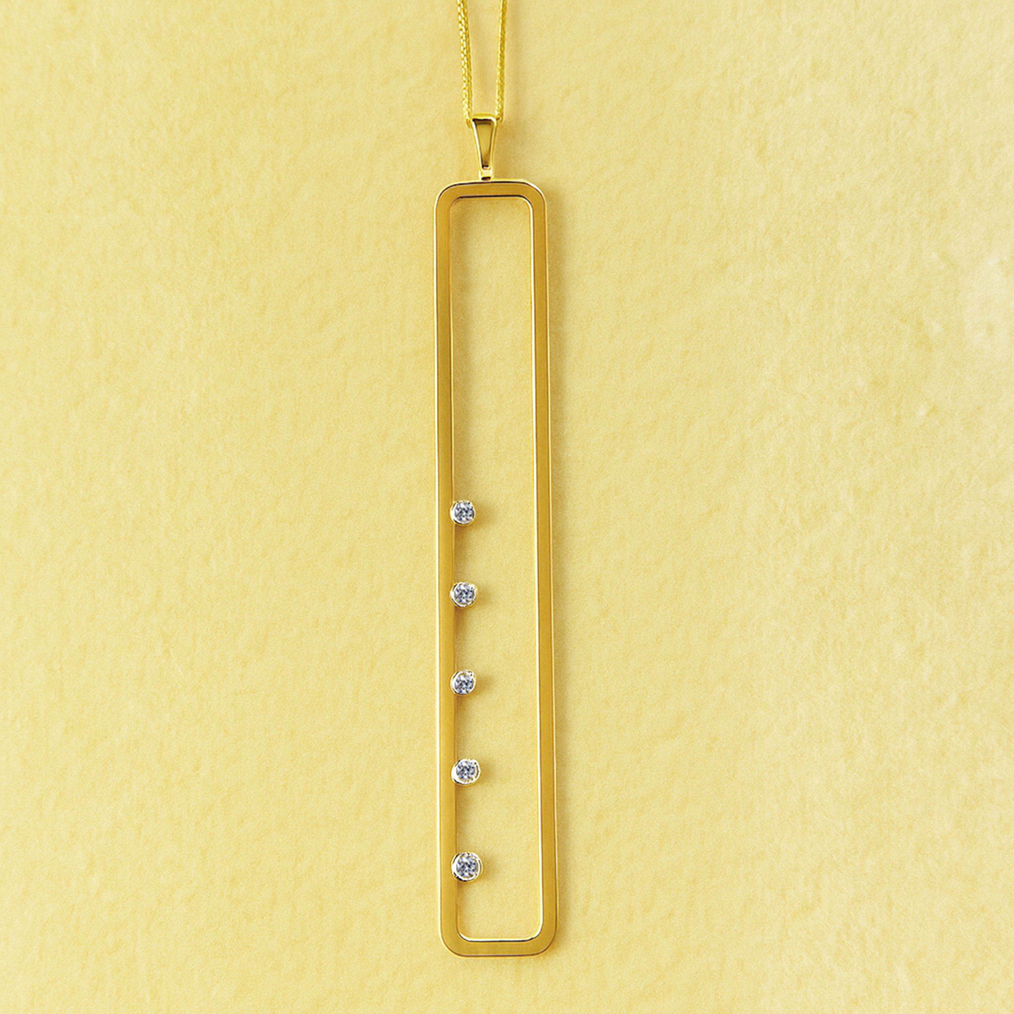 Aria Column Pendant (Gold-Plated)