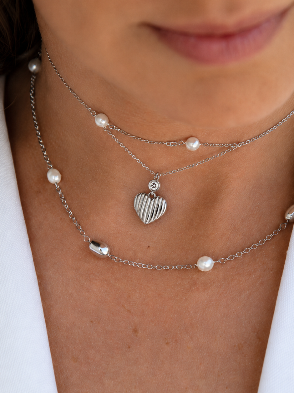 Cuore Marina Silver