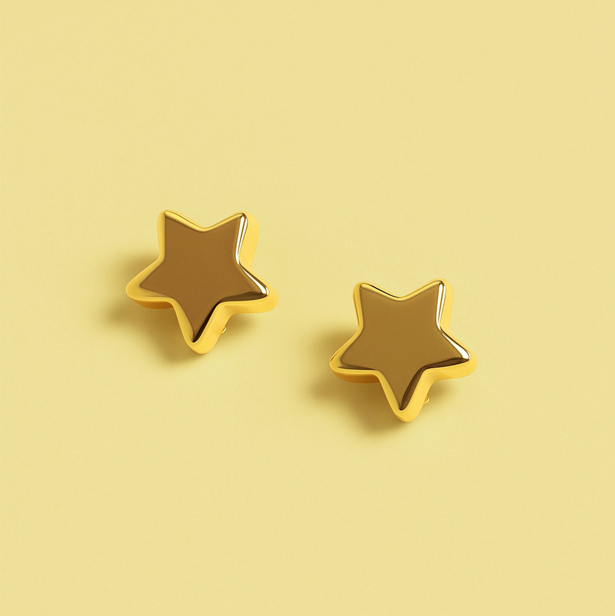 Frosted Star Minis Gold Color