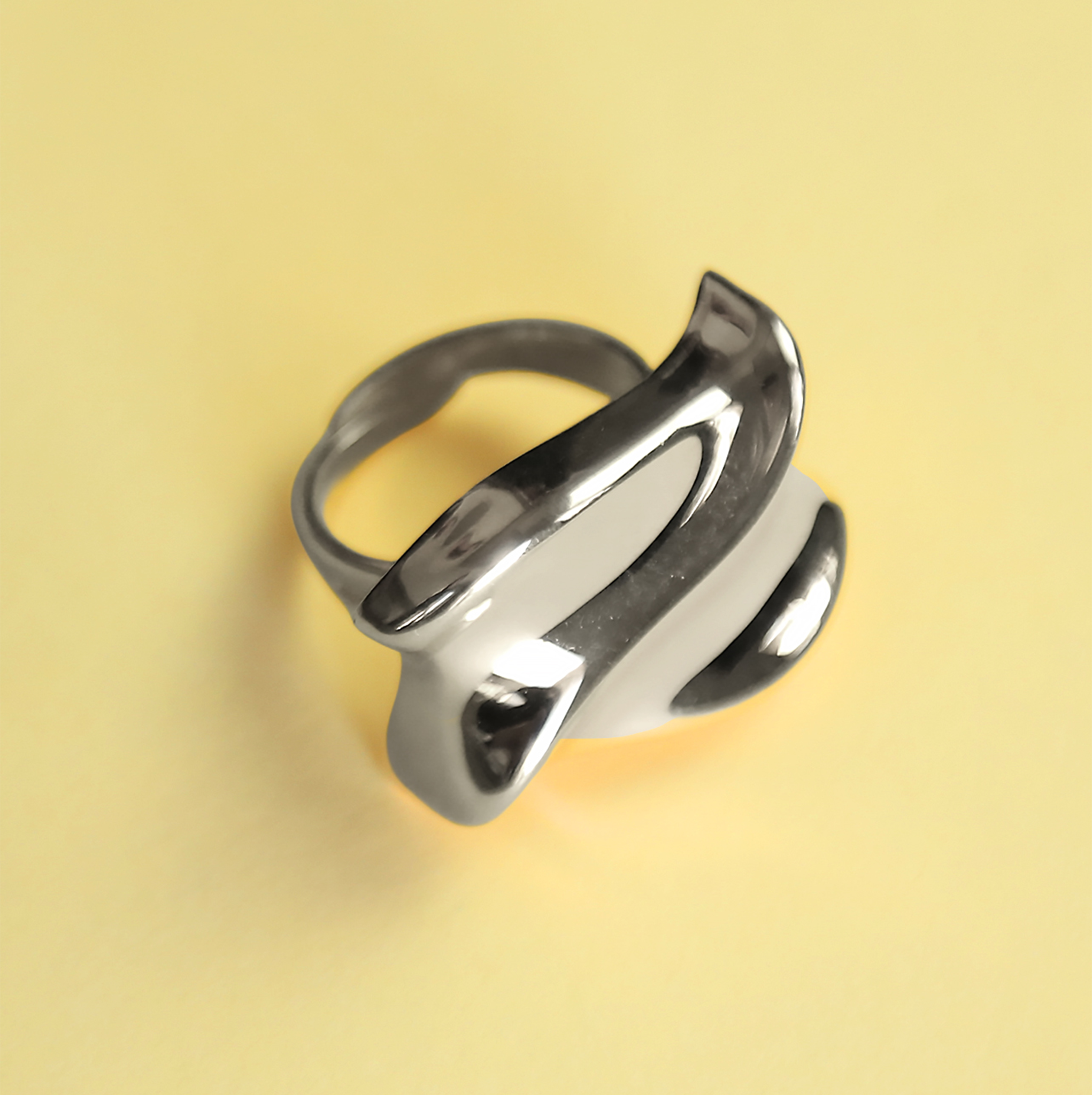 Onda Curve Ring (Silver)