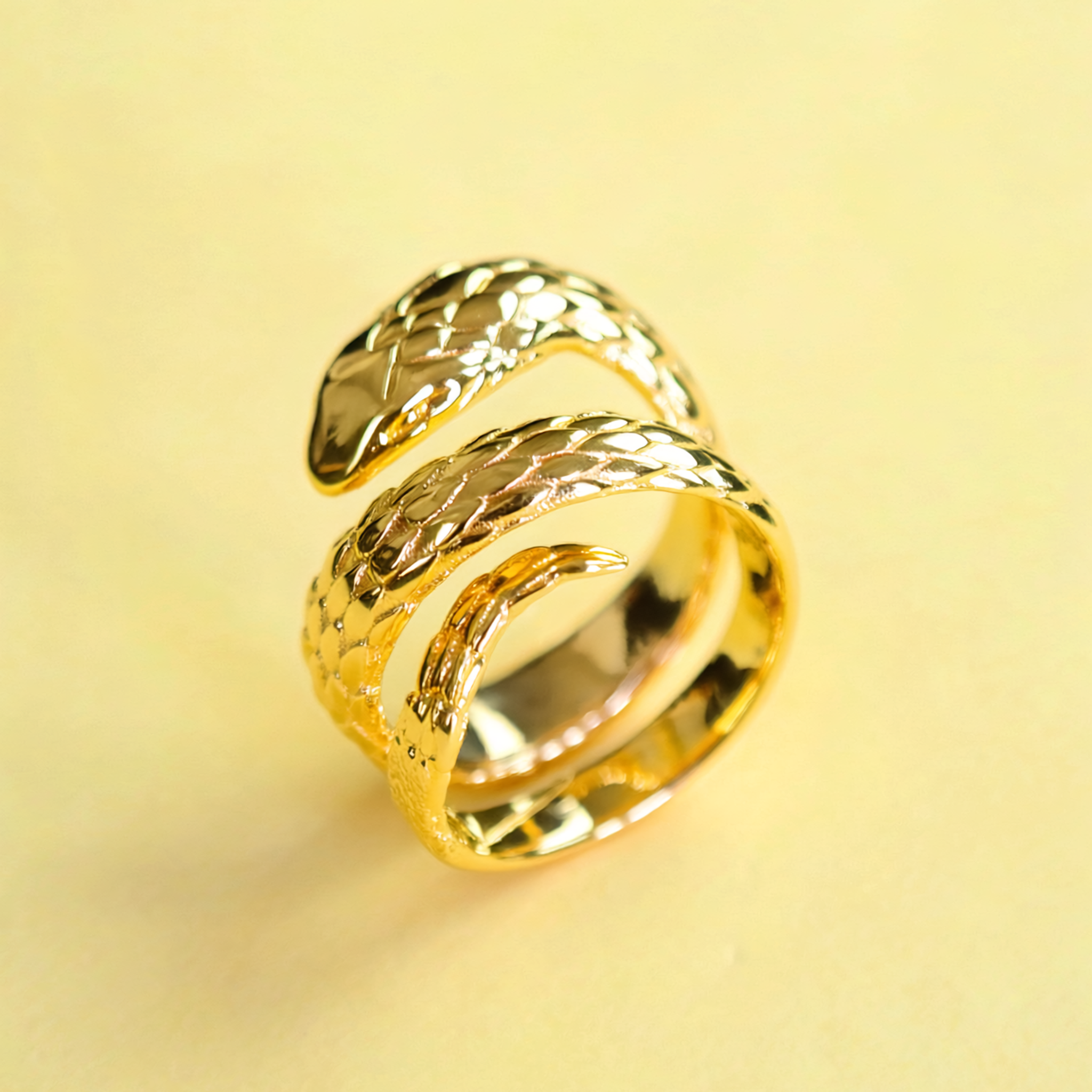 Serpente Weave Ring (Gold-Plated)