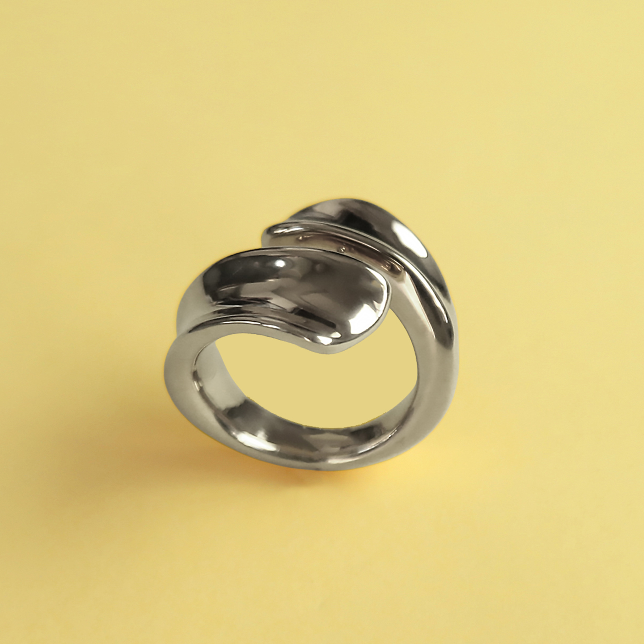 Molten Loop Ring (Silver)