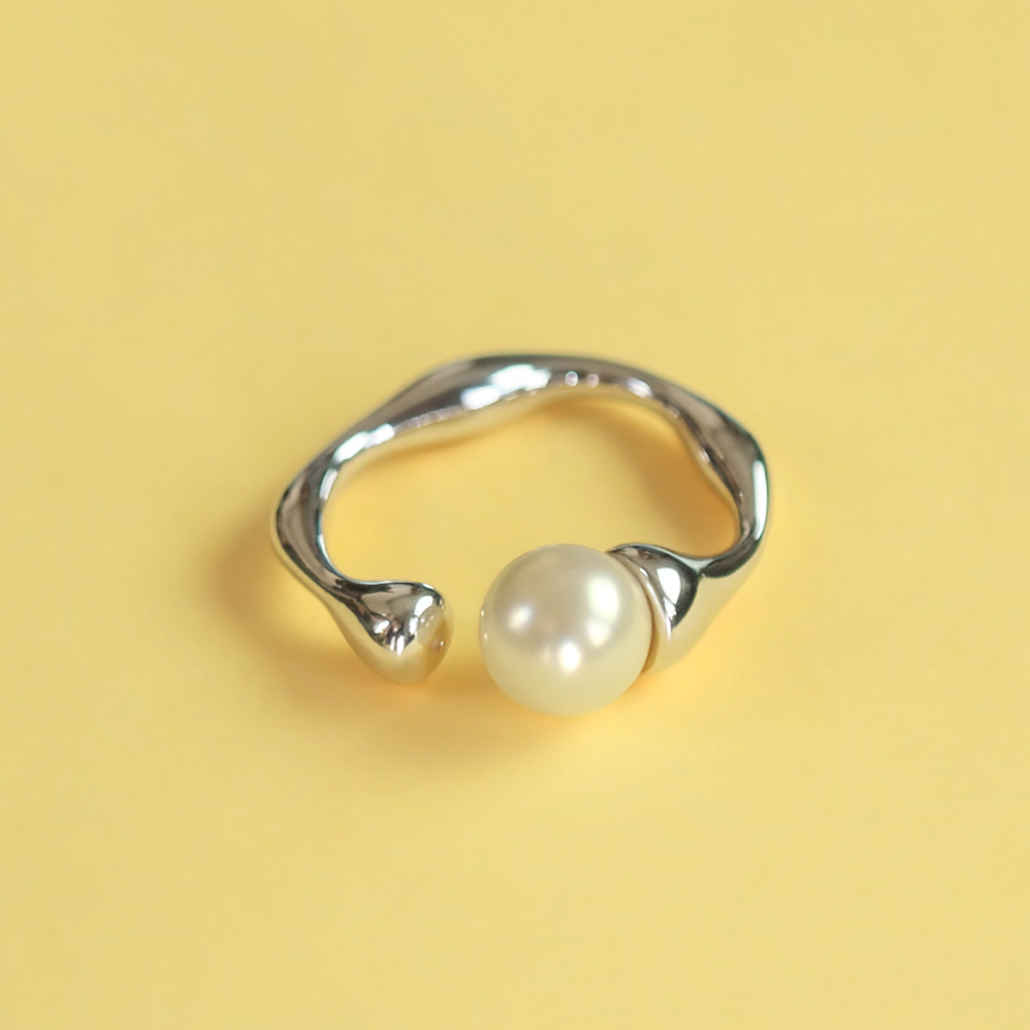 Aureole Pearl Ring (Silver)