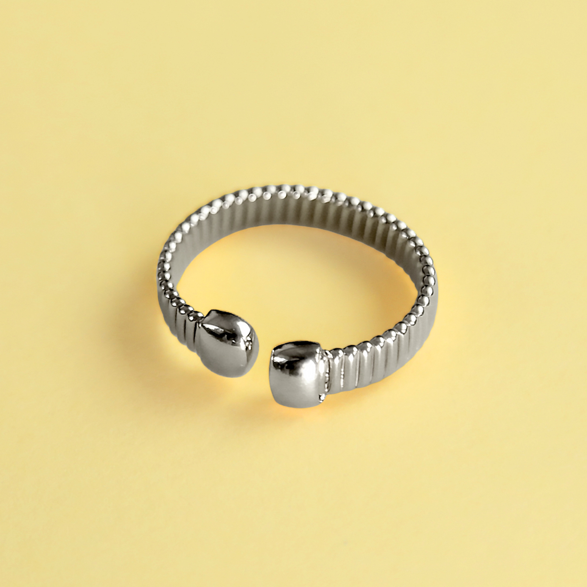 Ridge Loop Ring (Silver)