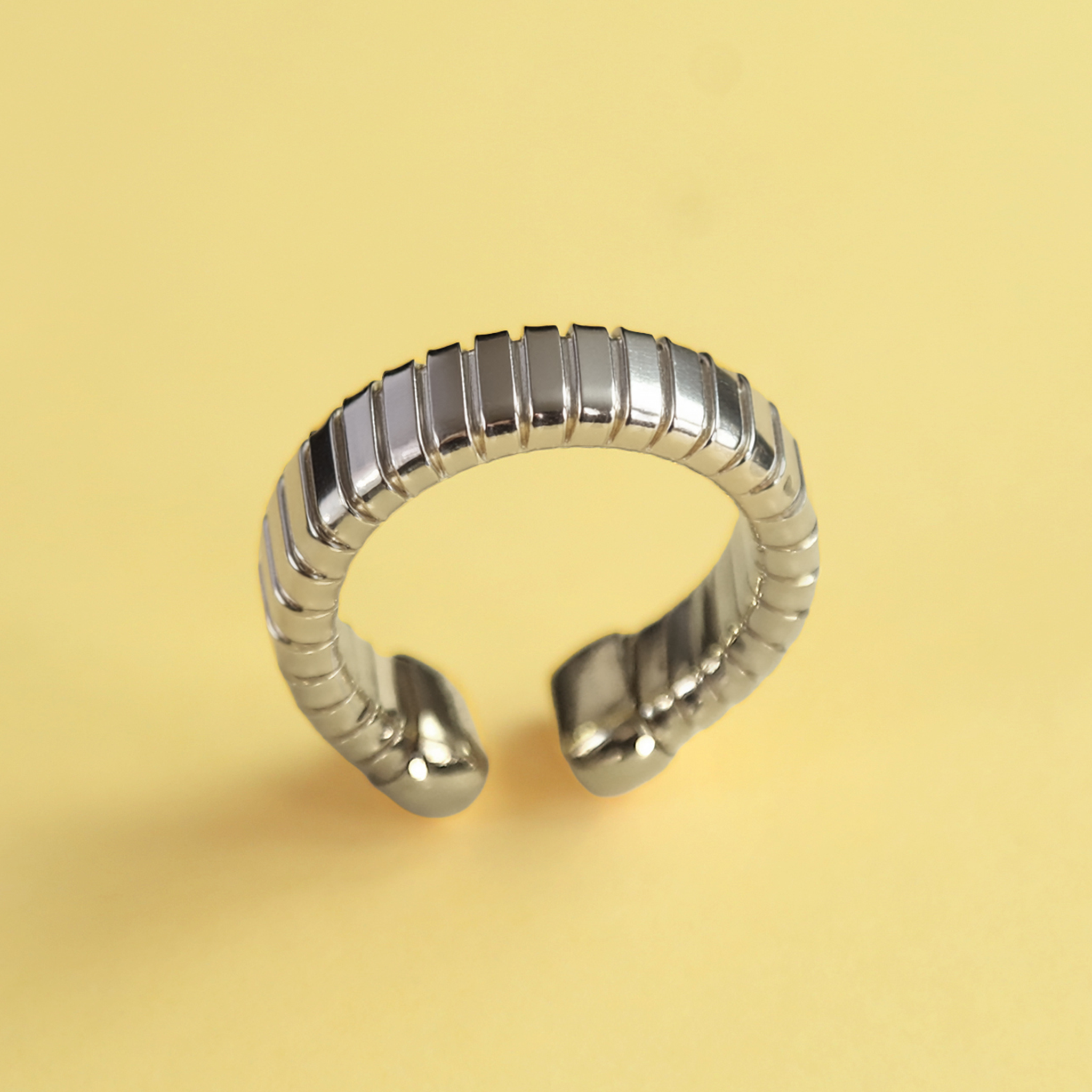 Atlas Cuff Ring (Silver)