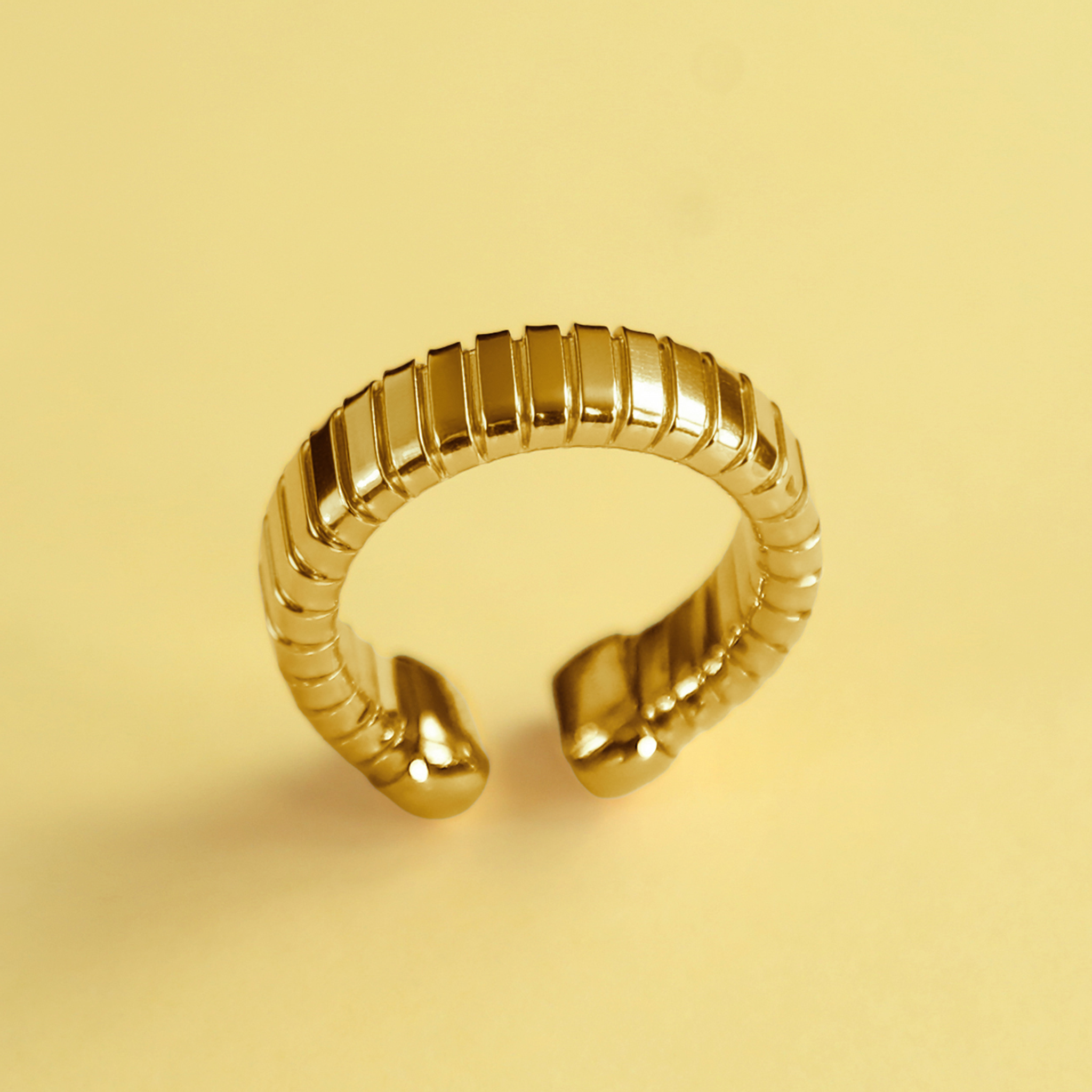 Atlas Cuff Ring (Gold-Plated)
