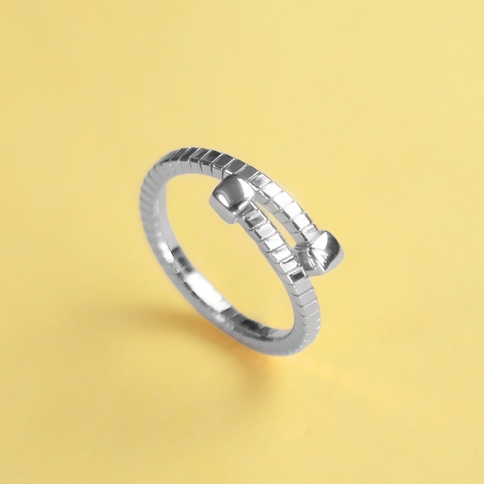 Ridge Spiral Ring (Silver)